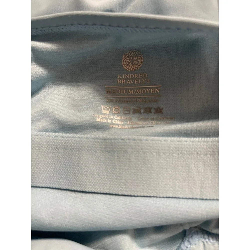 Kindred Bravely Maternity Swimsuit Size M Light Blue New With Tags